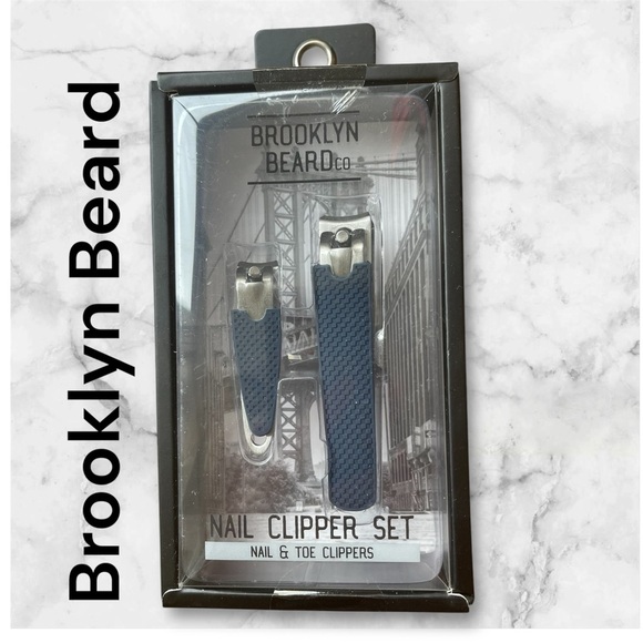 BROOKLYN BEARD 2 SET MENS NAIL AND TOE CLIPPERS BRAND NEW IN BOX - Picture 2 of 6
